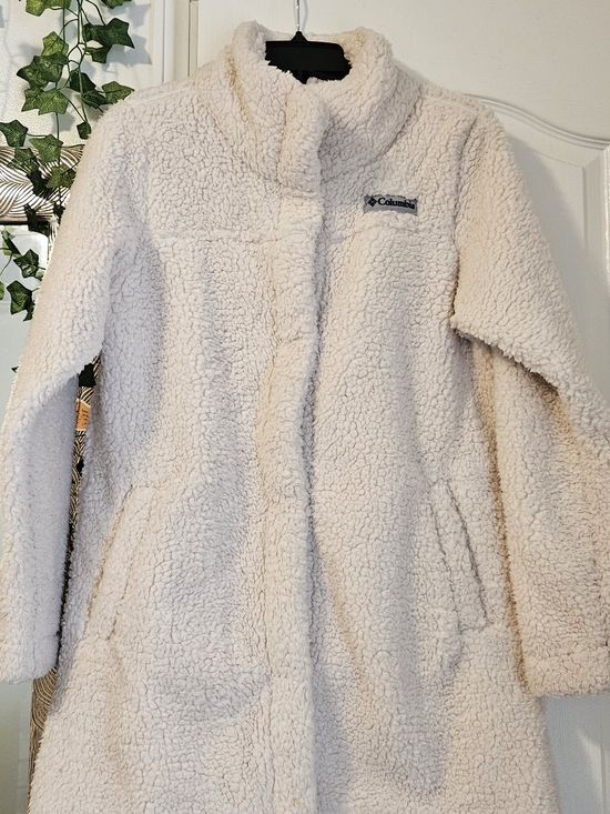 Columbia Jackets & Blazers - Columbia Cream Sherpa Fleece Coat